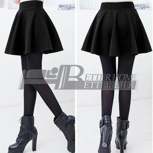 High Waist Pleated Skirt Mini Skirt Sexy for Girl lady Korean Short Skater Women Bottoms Black Red Blue Winter Summer 2020#2