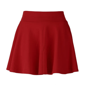 High Waist Pleated Skirt Mini Skirt Sexy for Girl lady Korean Short Skater Women Bottoms Black Red Blue Winter Summer 2020#2