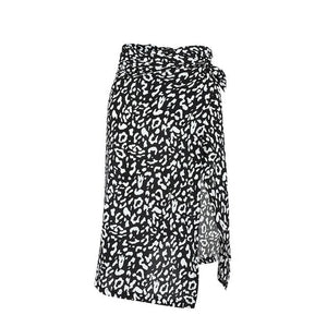 Women's Summer High Waisted Maxi Skirts Pleated Beachwear Ladies' New Sexy Floral Chiffon Long Casual Fashionable Skirt Hot Sale